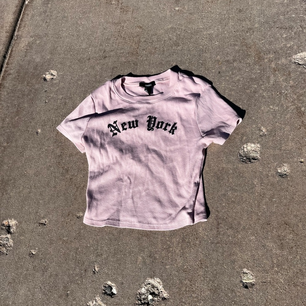 FOREVER 21 NY BABY TEE